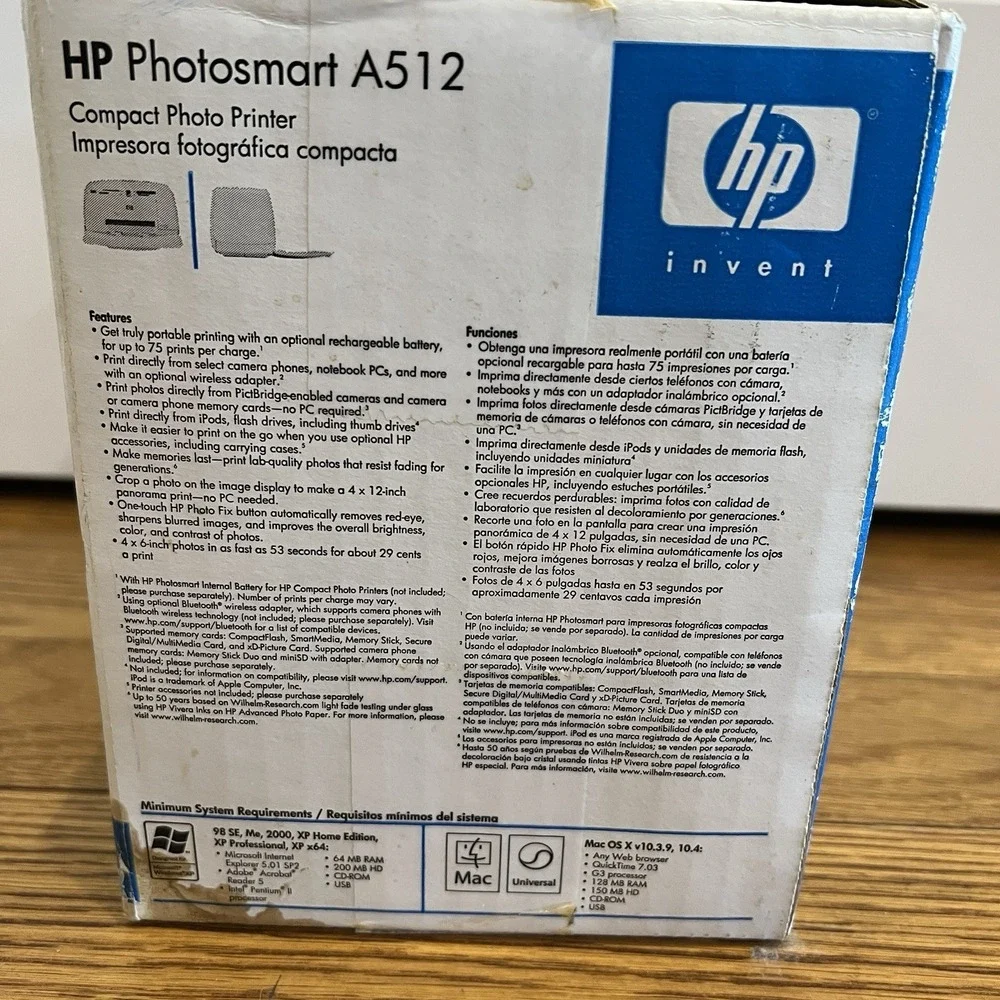 HP photosmart a512